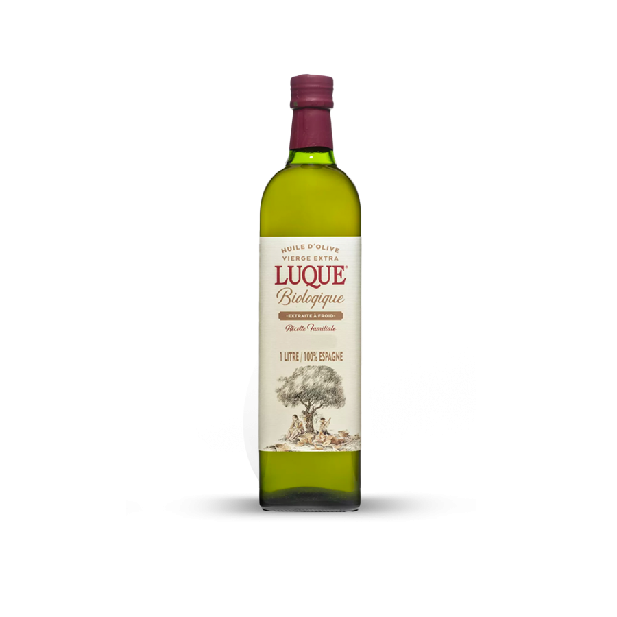 Bouteille Huile d'olive bio Luqué 1L