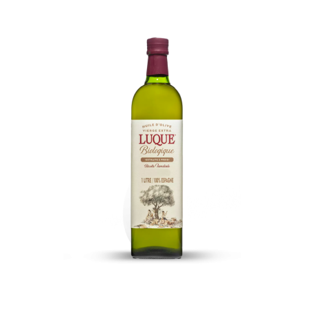 Bouteille Huile d'olive bio Luqué 1L
