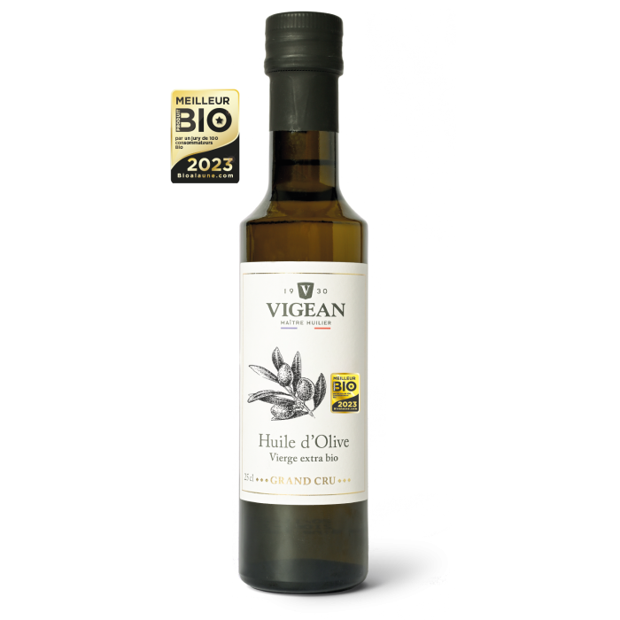 Bouteille d'Huile d'Olive Vierge Extra Grand Cru Domaine Tabernas 25cl