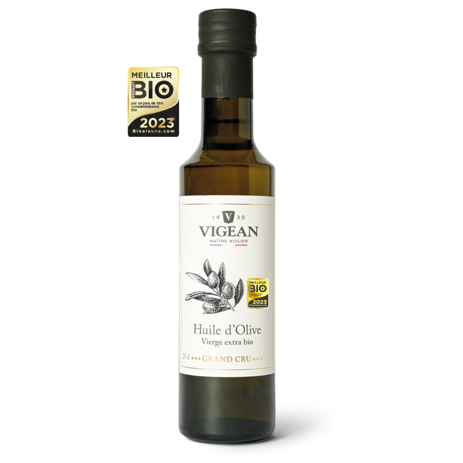 Bouteille d'Huile d'Olive Vierge Extra Grand Cru Domaine Tabernas 25cl