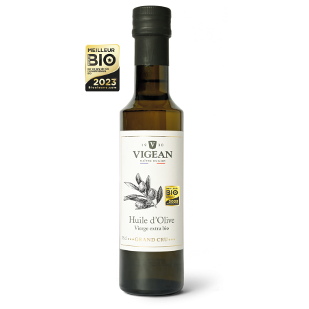Bouteille d'Huile d'Olive Vierge Extra Grand Cru Domaine Tabernas 25cl