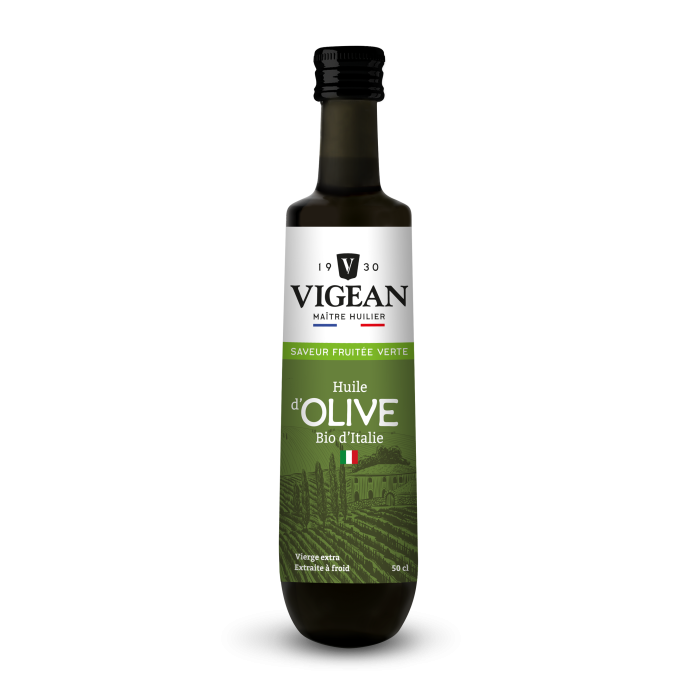 Bouteille Huile d'olive bio vierge extra Italie 50cl