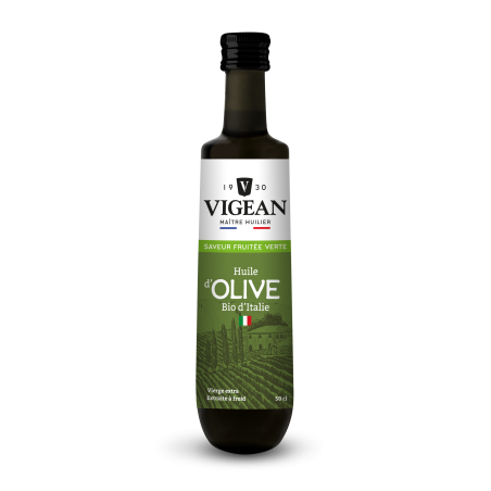 Bouteille Huile d'olive bio vierge extra Italie 50cl