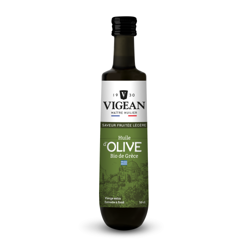 Bouteille Huile d'olive bio vierge extra Grèce 50cl