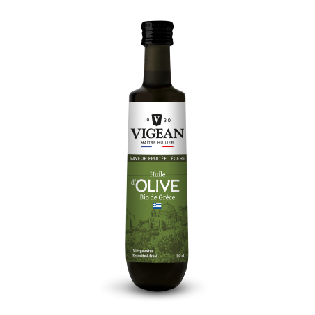 Bouteille Huile d'olive bio vierge extra Grèce 50cl