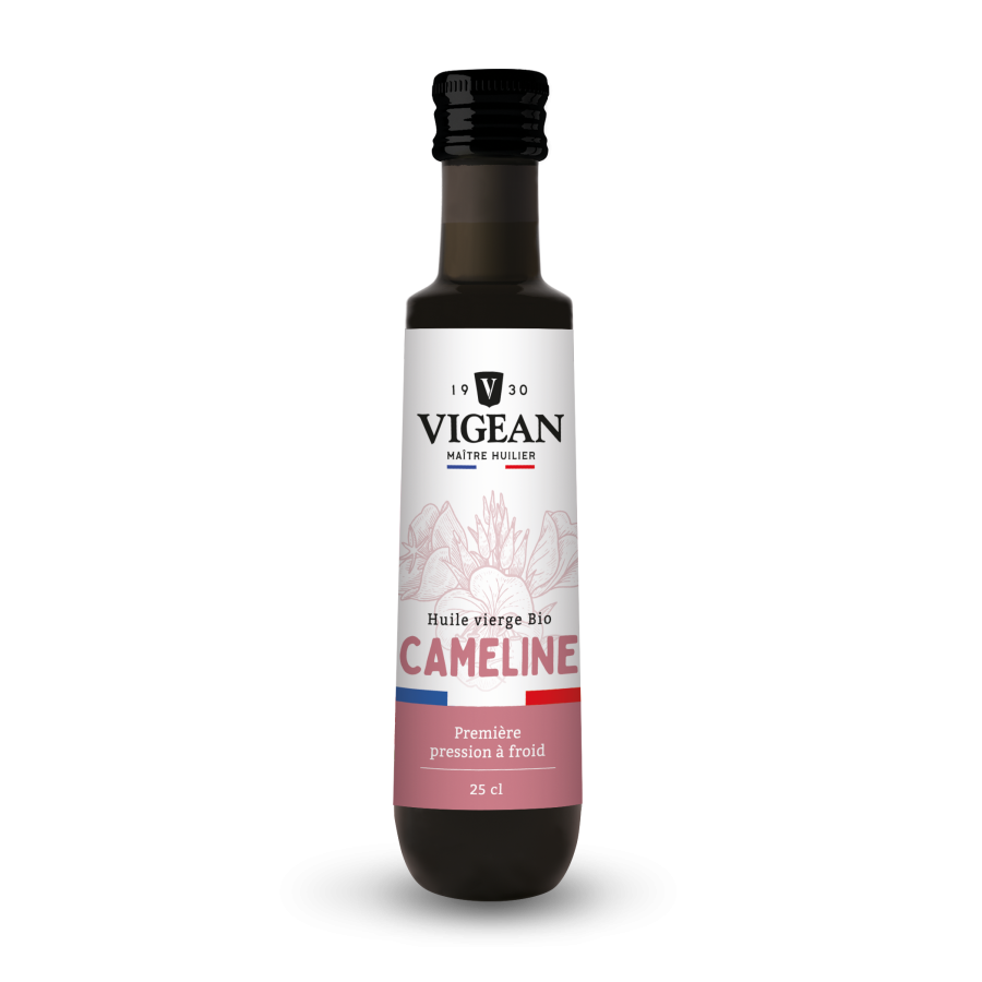 bouteille Huile de cameline vierge bio 25cl