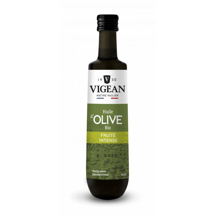 Bouteille Huile d'olive bio vierge extra fruitée Espagne 50cl