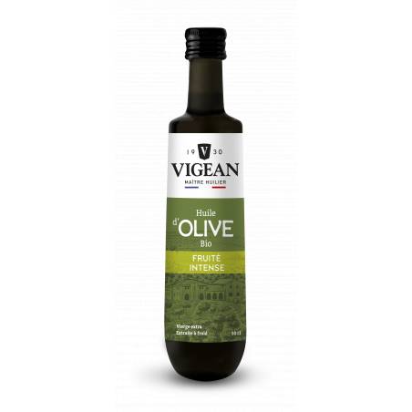 Bouteille Huile d'olive bio vierge extra fruitée Espagne 50cl