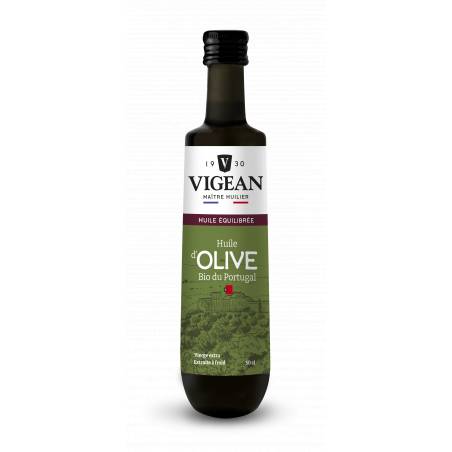 Bouteille Huile d'olive bio vierge extra saveur équilibrée Portugal 50cl