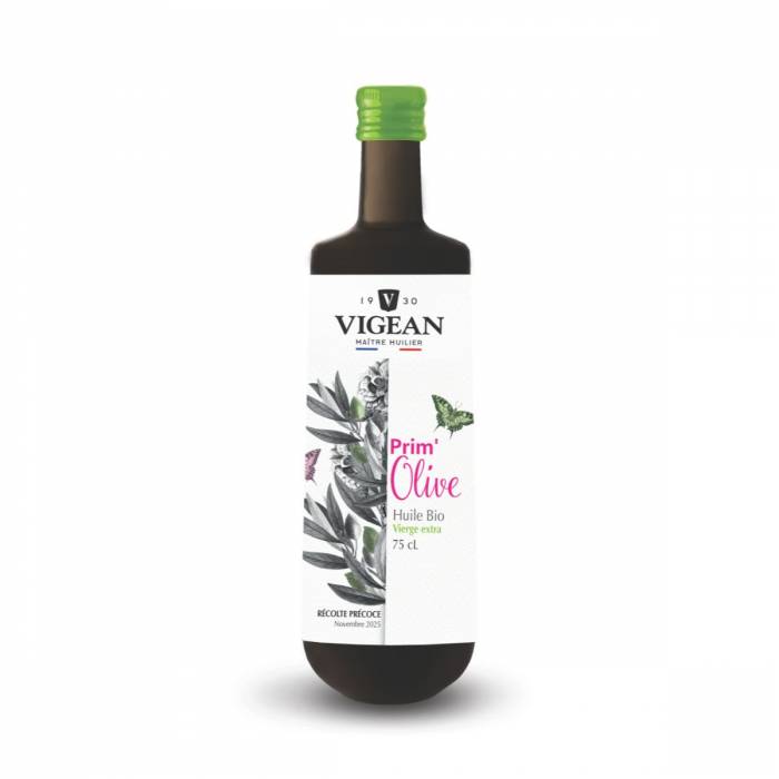 Huile d'olive bio vierge extra Prim'Olive