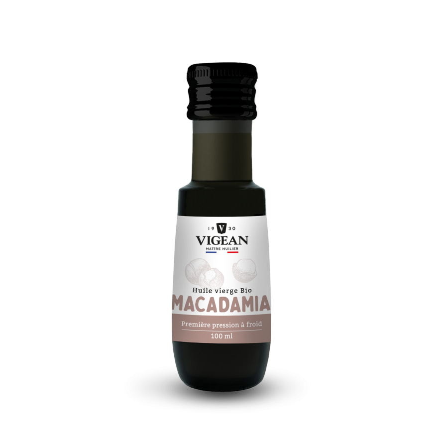 Huile de macadamia vierge bio 10cl