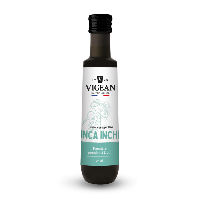 Bouteille Huile d'inca inchi vierge bio 25cl