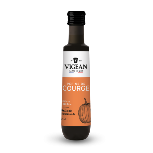 Bouteille d'Huile de pépins de courge bio gourmand 25cl