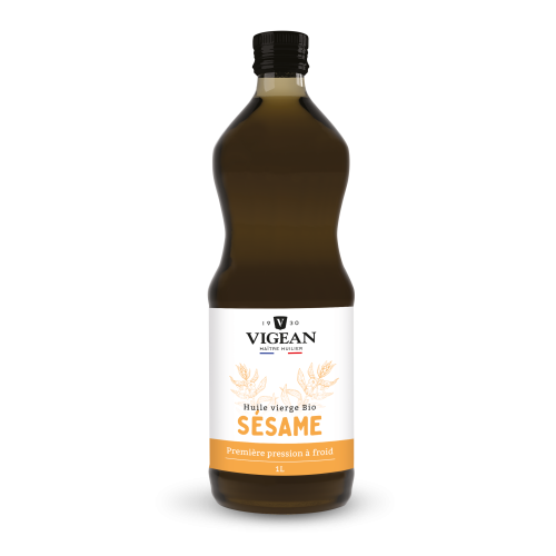 Huile de sésame vierge bio 1L