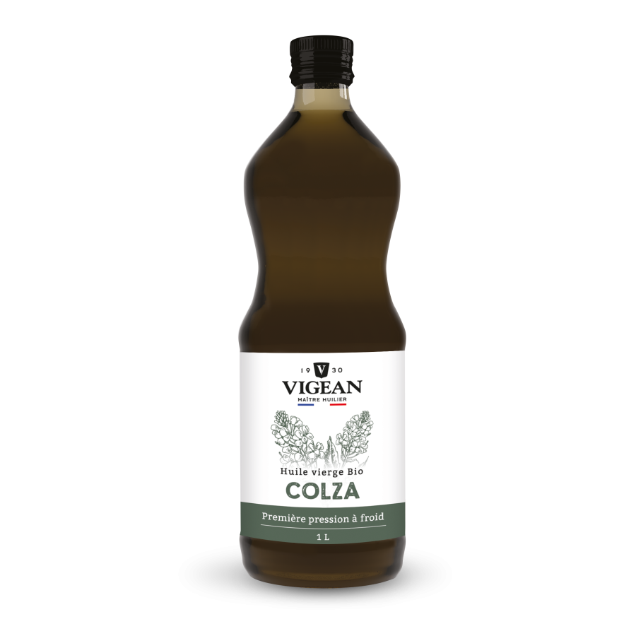bouteille Huile de colza bio 1L