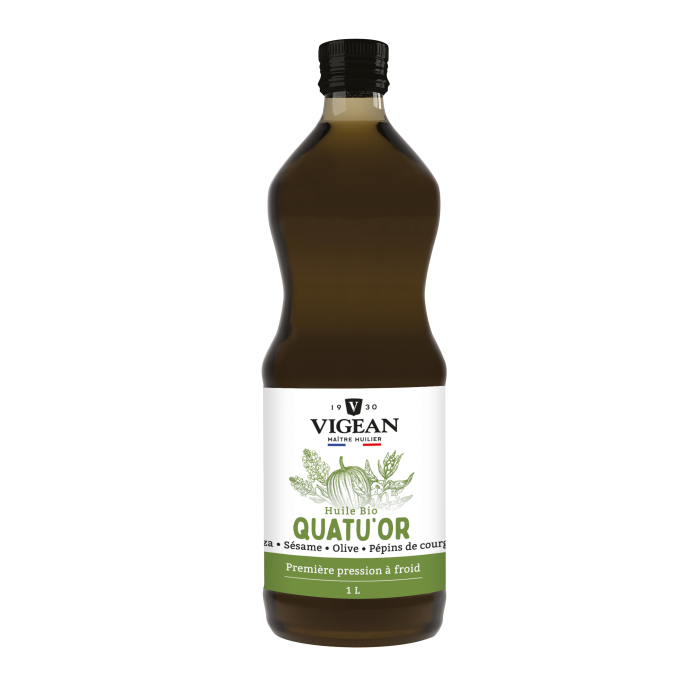 Bouteille Huile Quatu'or 1l