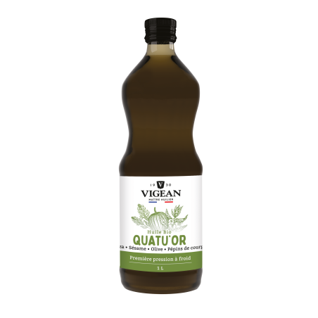 Bouteille Huile Quatu'or 1l