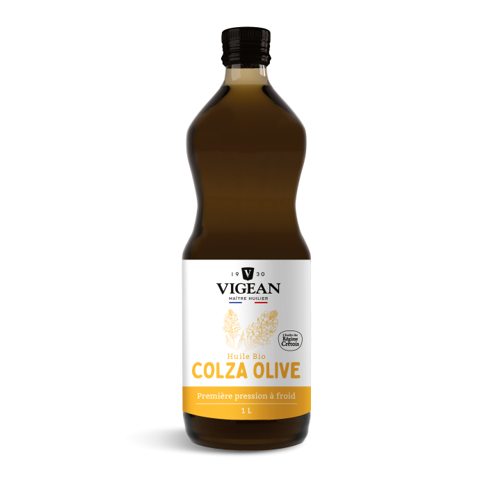 Bouteille Huile de colza - olive 1L