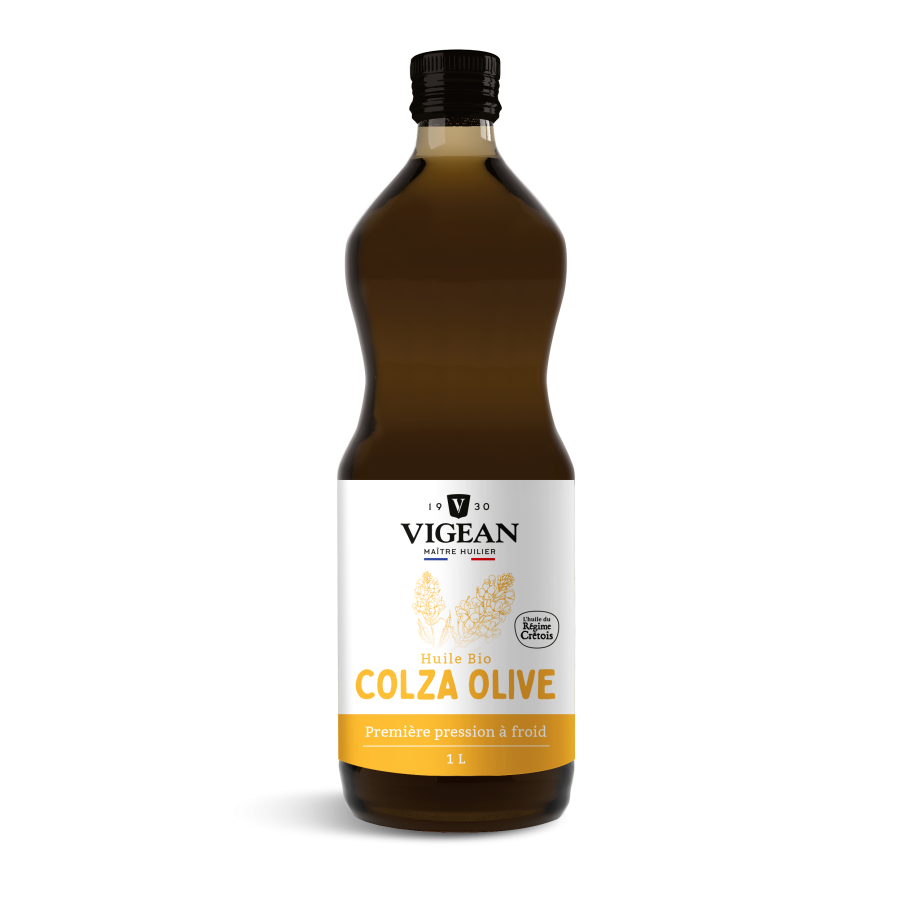 Bouteille Huile de colza - olive 1L