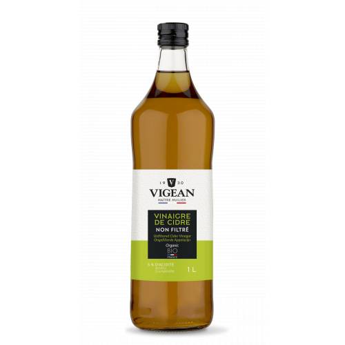 Vinaigre de cidre non Filtré bio origine France 1L