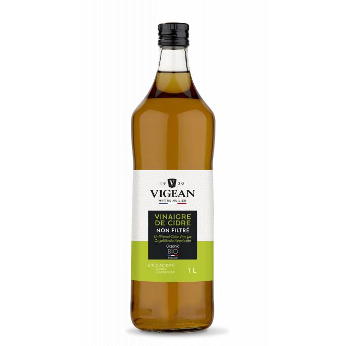 Vinaigre de cidre non Filtré bio origine France 1L