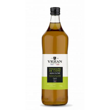 Vinaigre de cidre non Filtré bio origine France 1L