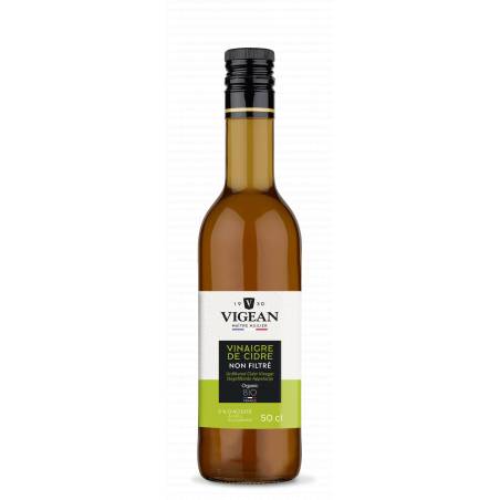 Vinaigre de cidre bio non-filtré 50cl