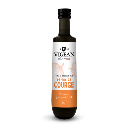 Bouteille Huile de pépin de courge vierge bio 50cl