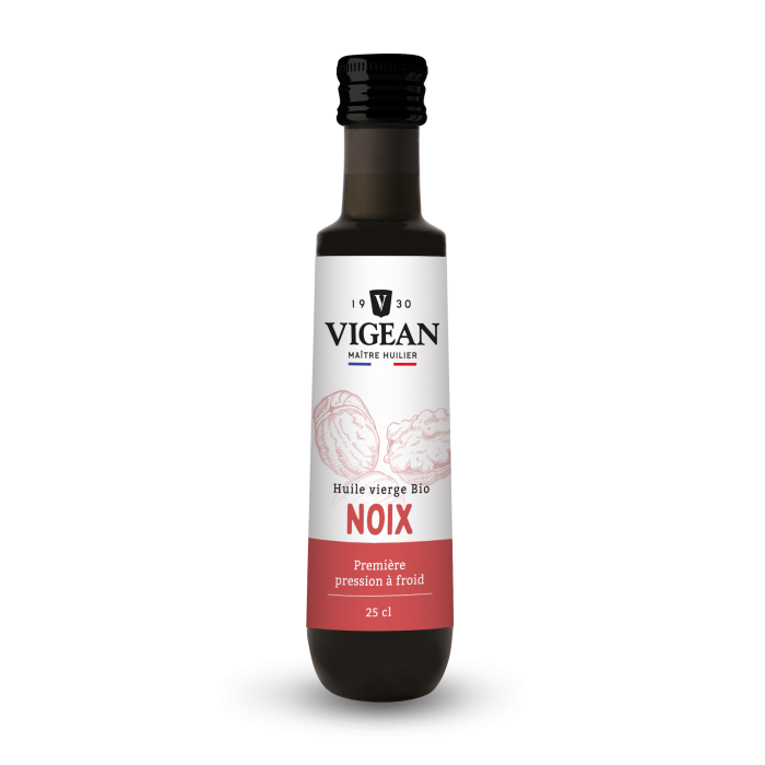 Bouteille Huile de noix vierge bio 25cl