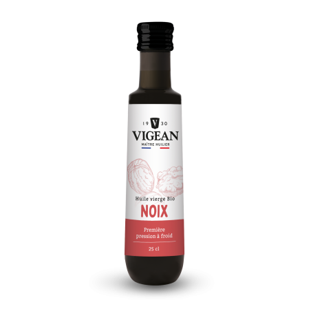 Bouteille Huile de noix vierge bio 25cl