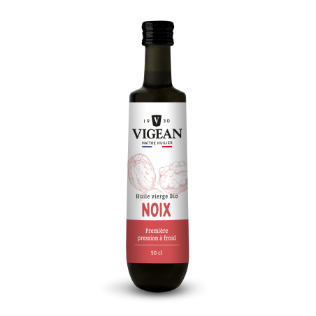 Bouteille Huile de noix vierge bio 50cl