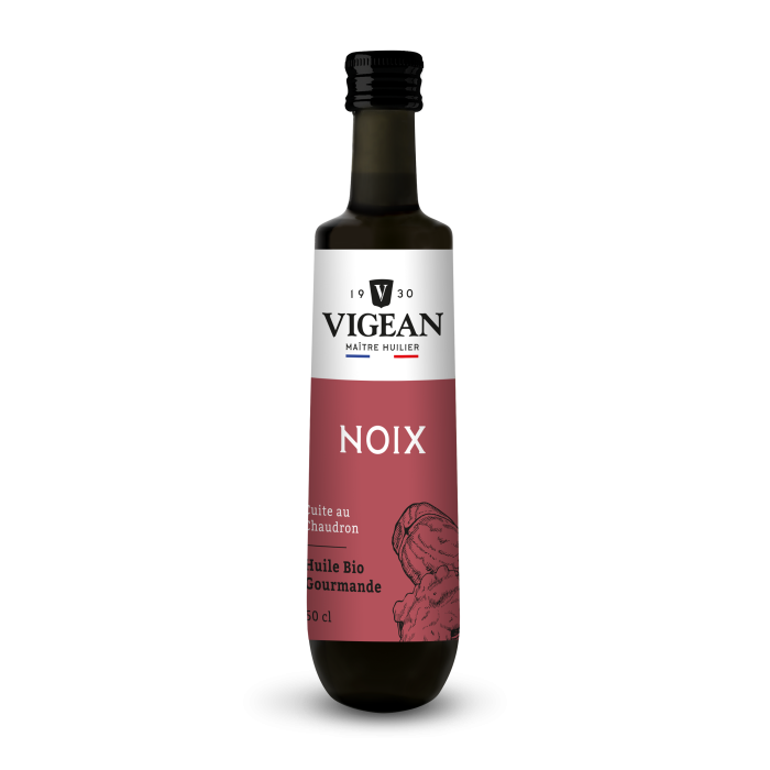 Bouteille d'Huile de noix bio gourmande 50cl