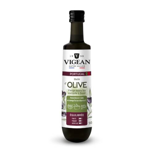 Huile d'olive bio vierge extra saveur équilibrée Portugal 50cl