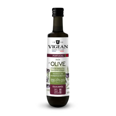 Huile d'olive bio vierge extra saveur équilibrée Portugal 50cl