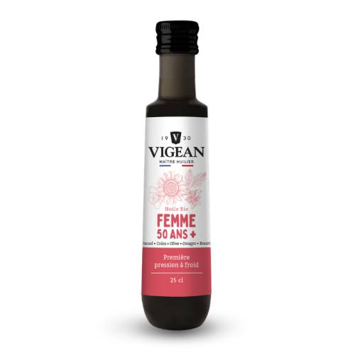 Huile Essence de vie Femme 50 ans et plus 25cl