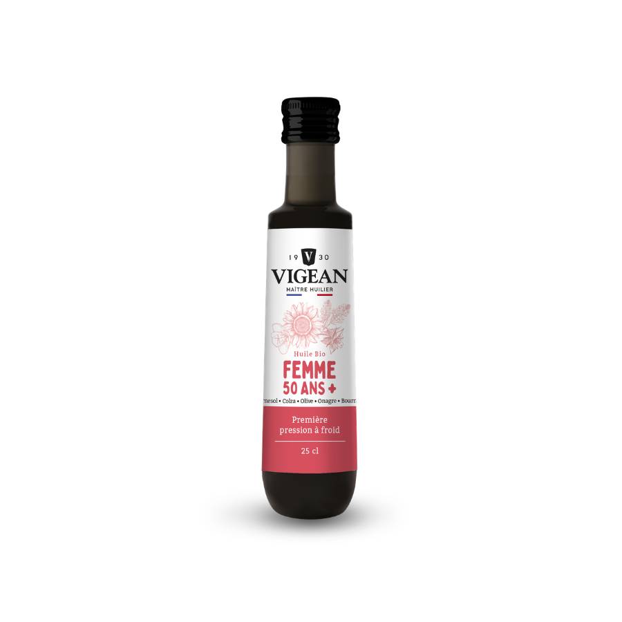 Huile Essence de vie Femme 50 ans et plus 25cl
