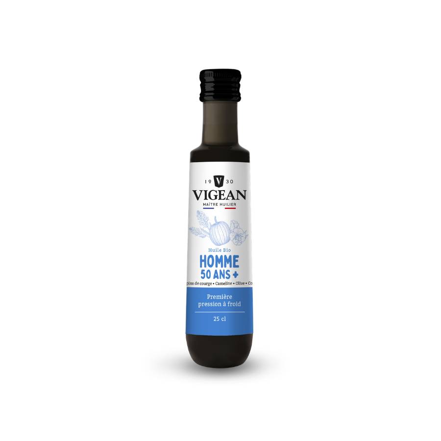 Huile Essence de vie Homme 50 ans et plus 25cl