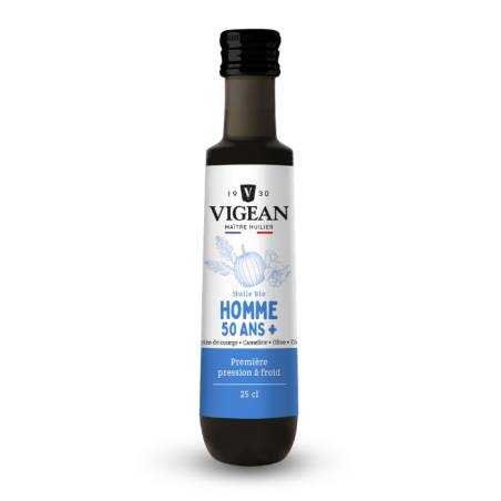 Huile Essence de vie Homme 50 ans et plus 25cl