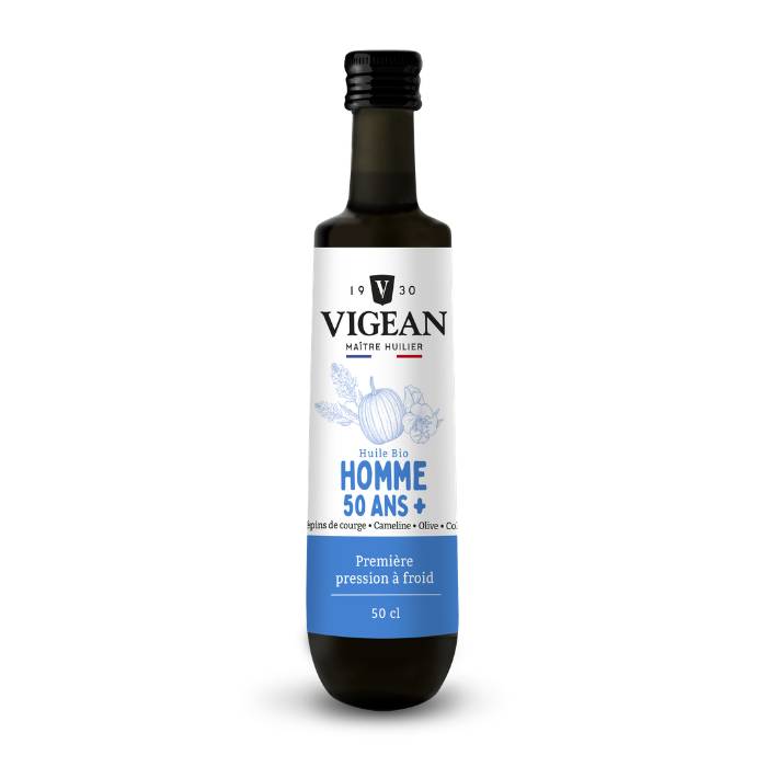 Huile Essence de vie Homme 50 ans et plus 50cl