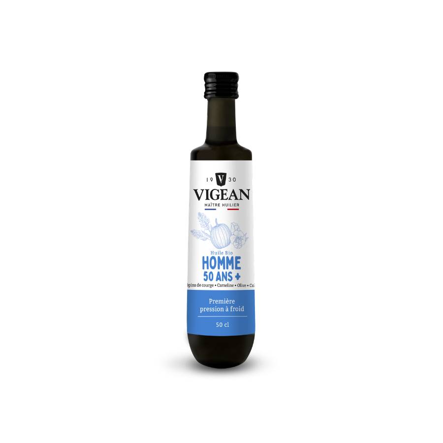 Huile Essence de vie Homme 50 ans et plus 50cl