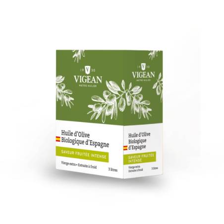 Bouteille Huile d'olive bio vierge extra fruitée Espagne 3L