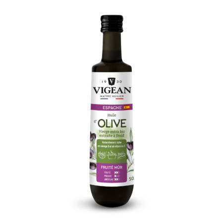 Bouteille Huile d'olive bio vierge extra douce Espagne 50cl