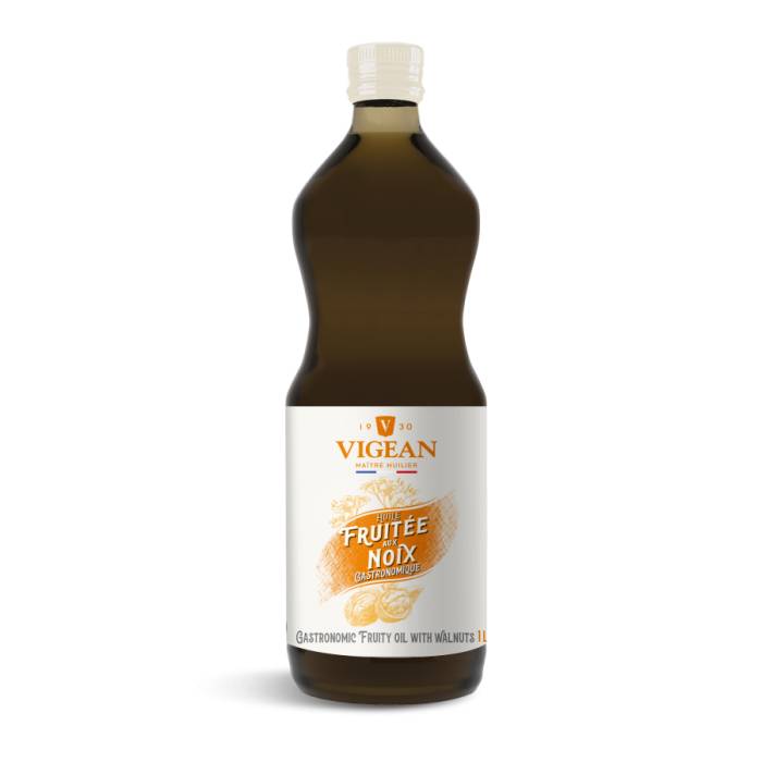 Huile fruitée aux noix gastronomique 1L