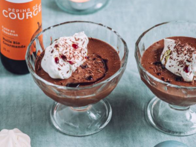 Mousse au chocolat à l’huile de courge